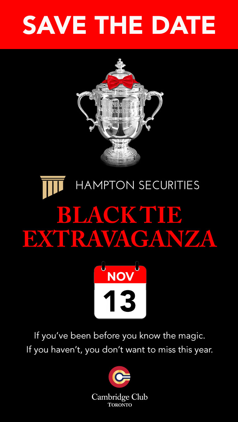 Black Tie, Save the Date - November 13, 2026