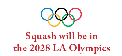 Squash will be in the 2028 LA Olympics