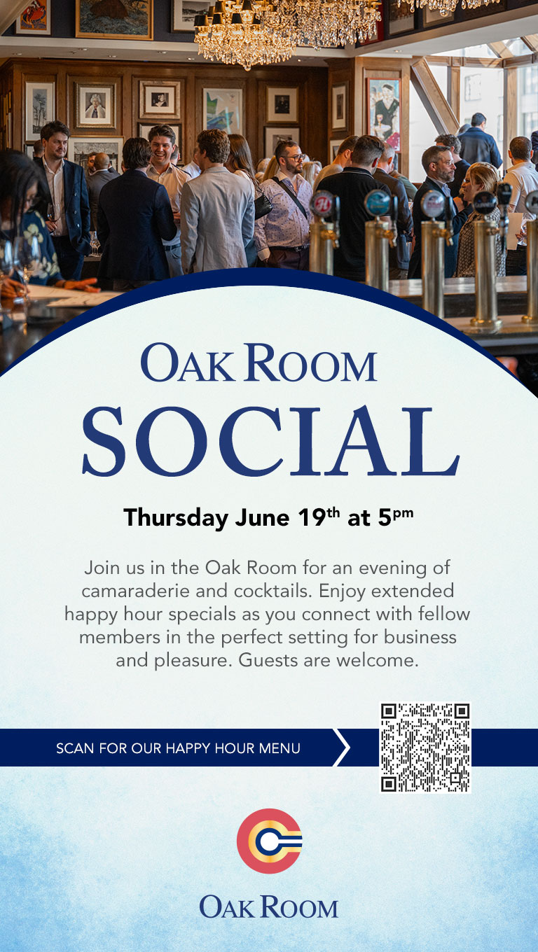 Oak Room Social - June 19th, 5pm