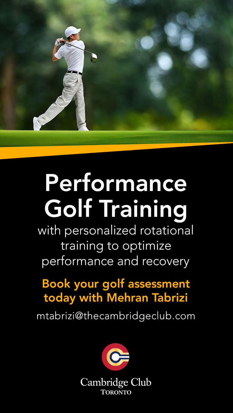 Performance Golf Training with Mehran Tabrizi