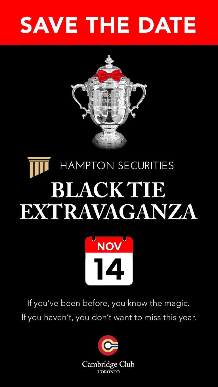 Black Tie - Save the Date - November 14th